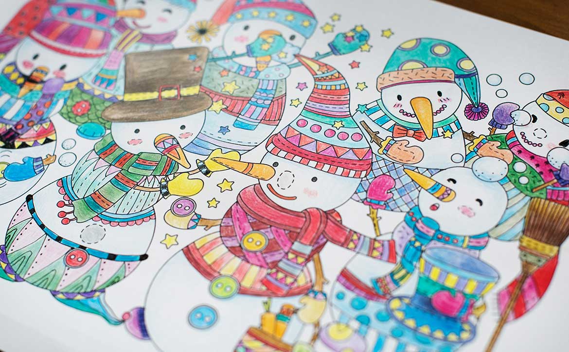 FREE CHRISTMAS COLORING PAGES