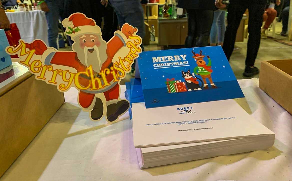 ADOPT DON’T SHOP AT CHRISTMAS IN ACTION